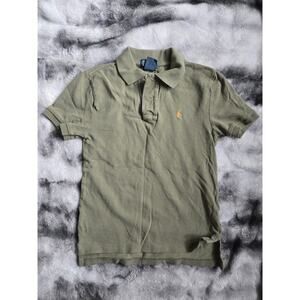 Polo Ralph Lauren Kids Polo Shirt – Green – Size Small (8)